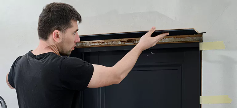 Wood Door Hole Repair in South Bradenton, FL